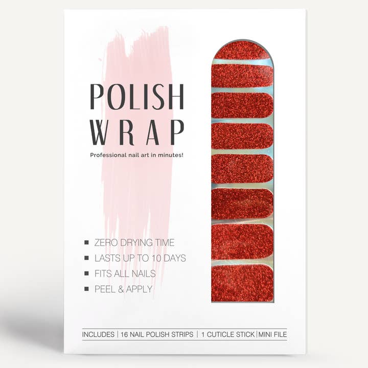 Ruby Sparkles for wholesale by Polish Wrap
