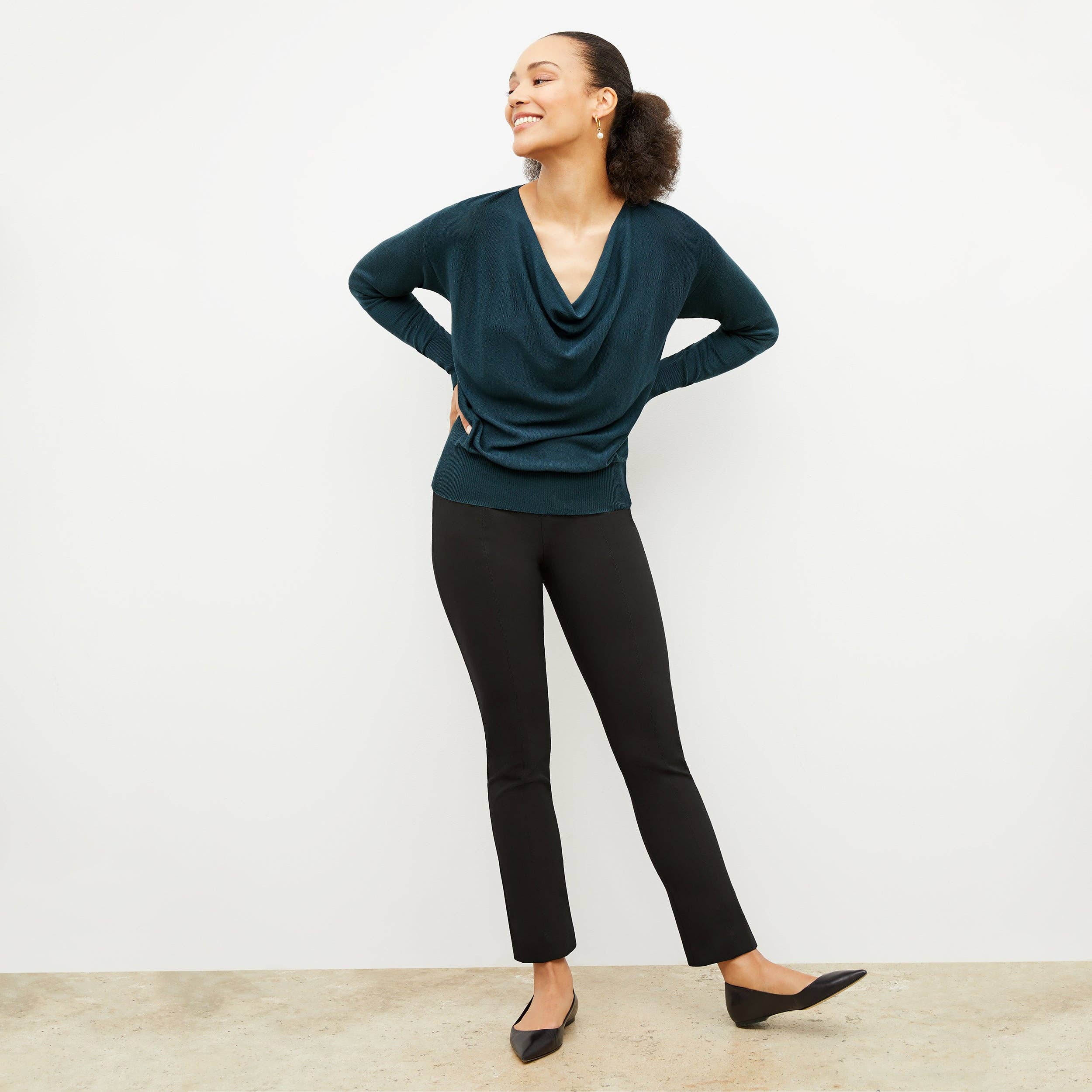 M.M.LaFleur - Wholesale Pants - Women's - Foster Pant - PowerStretch :: Black37