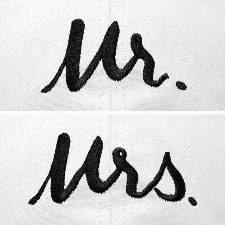 Dalix - Wholesale Baseball Cap - Unisex - DALIX Mr and Mrs Baseball Cap Matching Couples Hat Set27