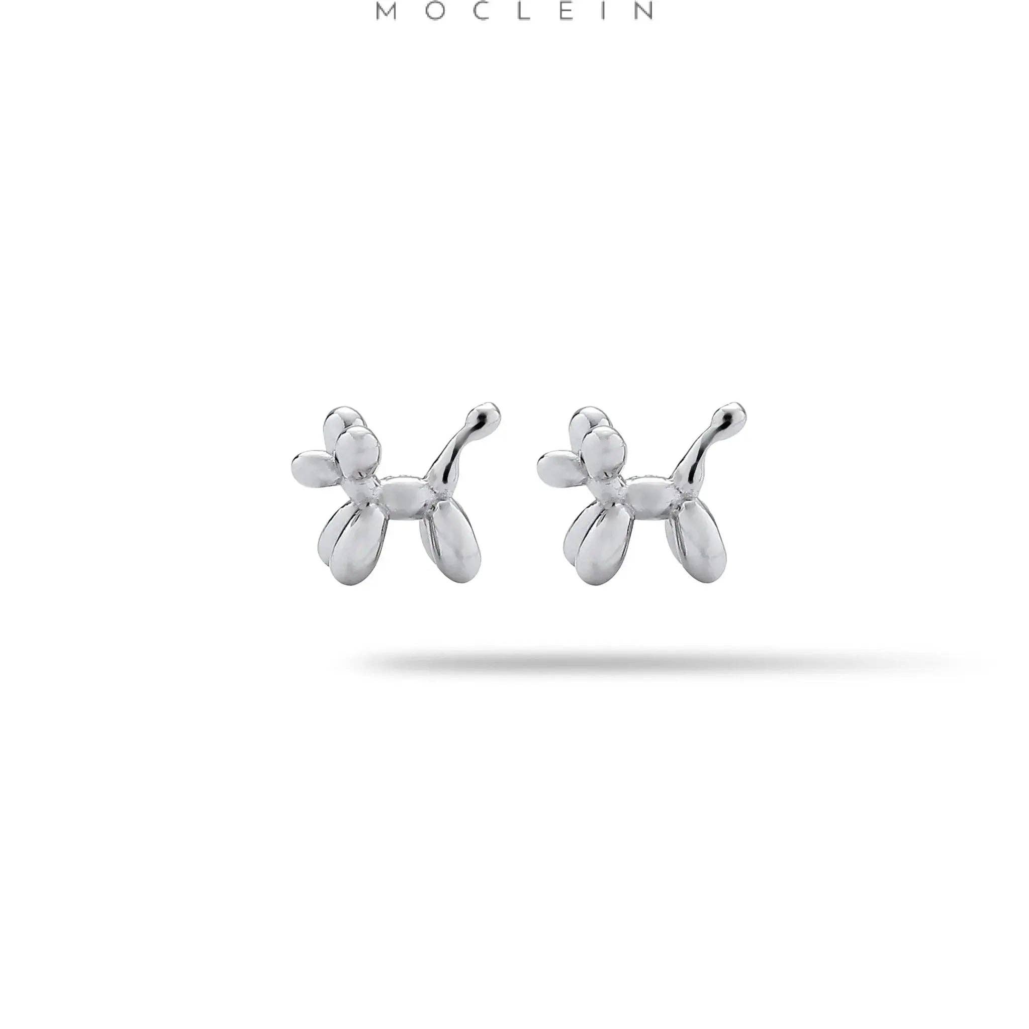 Moclein - Wholesale Stud/Post Earrings - Balloon Dog Minimalistic Stud Earrings3