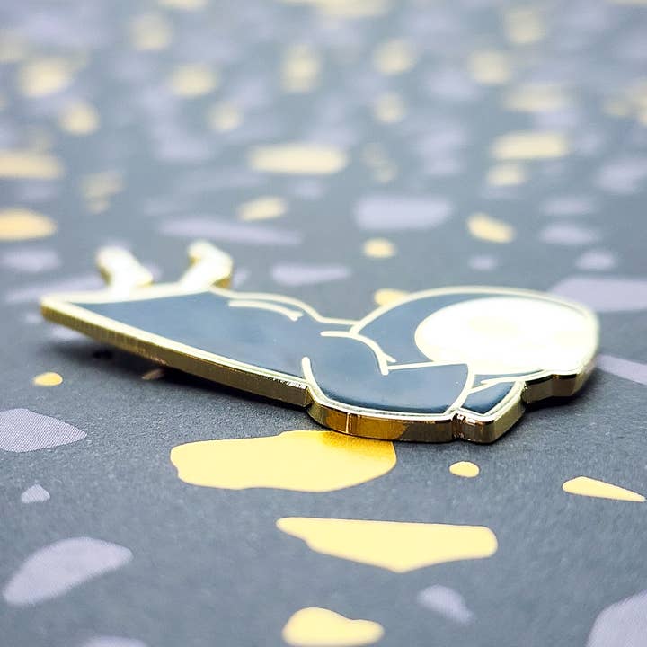 Toku Arts - Wholesale Lapel Pin/Button - Grim Reaper Booty Enamel Pin3