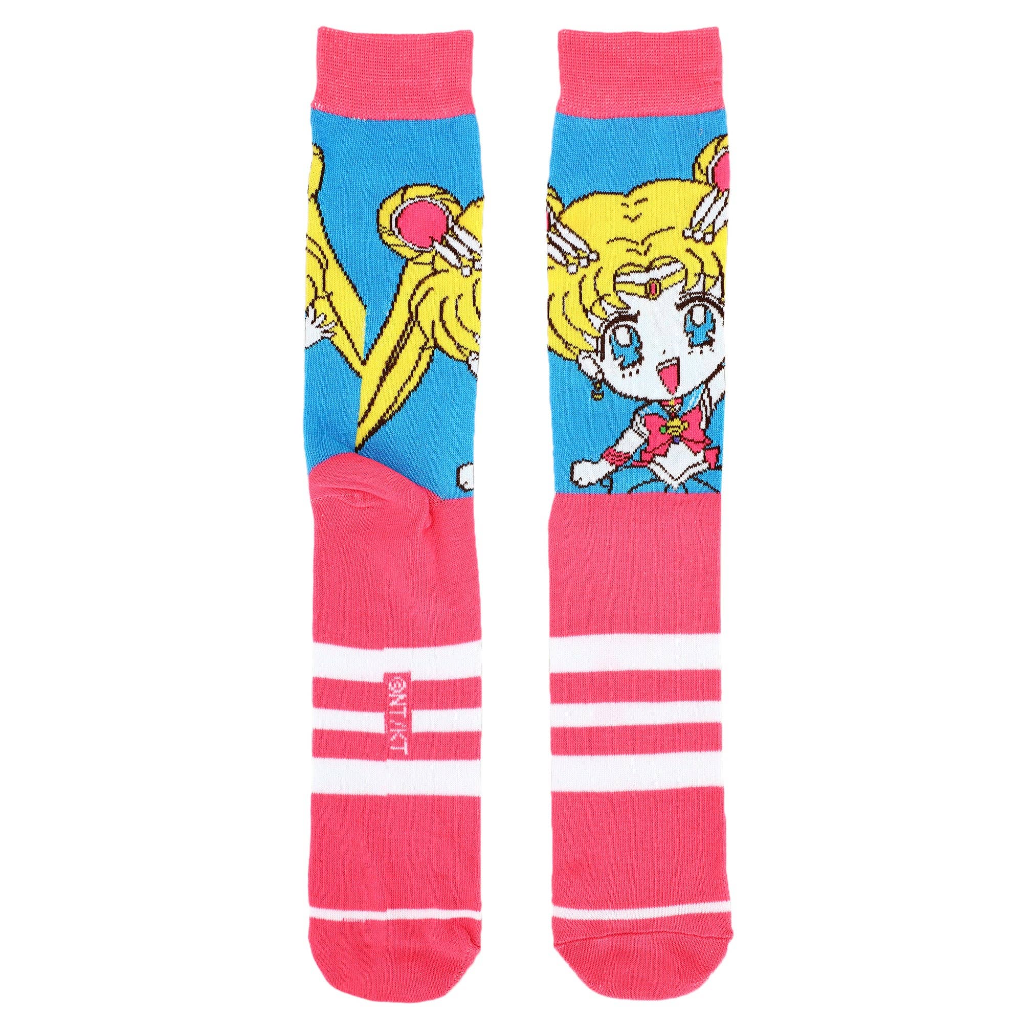 Bioworld Merchandising - Wholesale Socks - Men's - Sailor Moon Crystal Characters Men's 5-Pack Crew Socks1