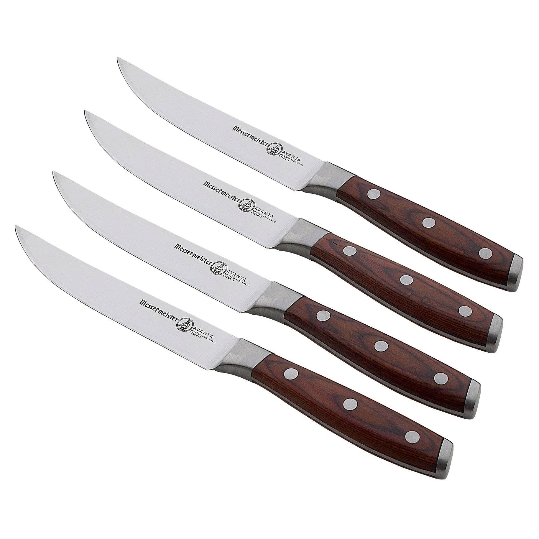 Messermeister – wholesale Bordskniv – Avanta Pakkawood Steakknivset - 4 delar2