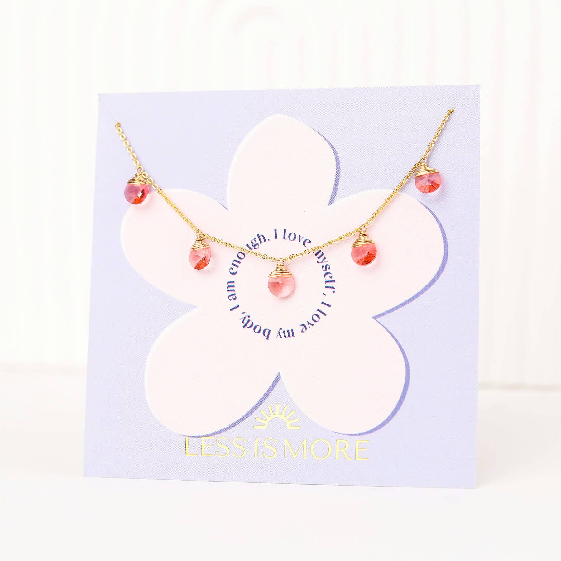 Less is More - Wholesale Charm/Dangle Bracelet - Rose Swarovski Confetti Bracelet (Gold or Silver)2