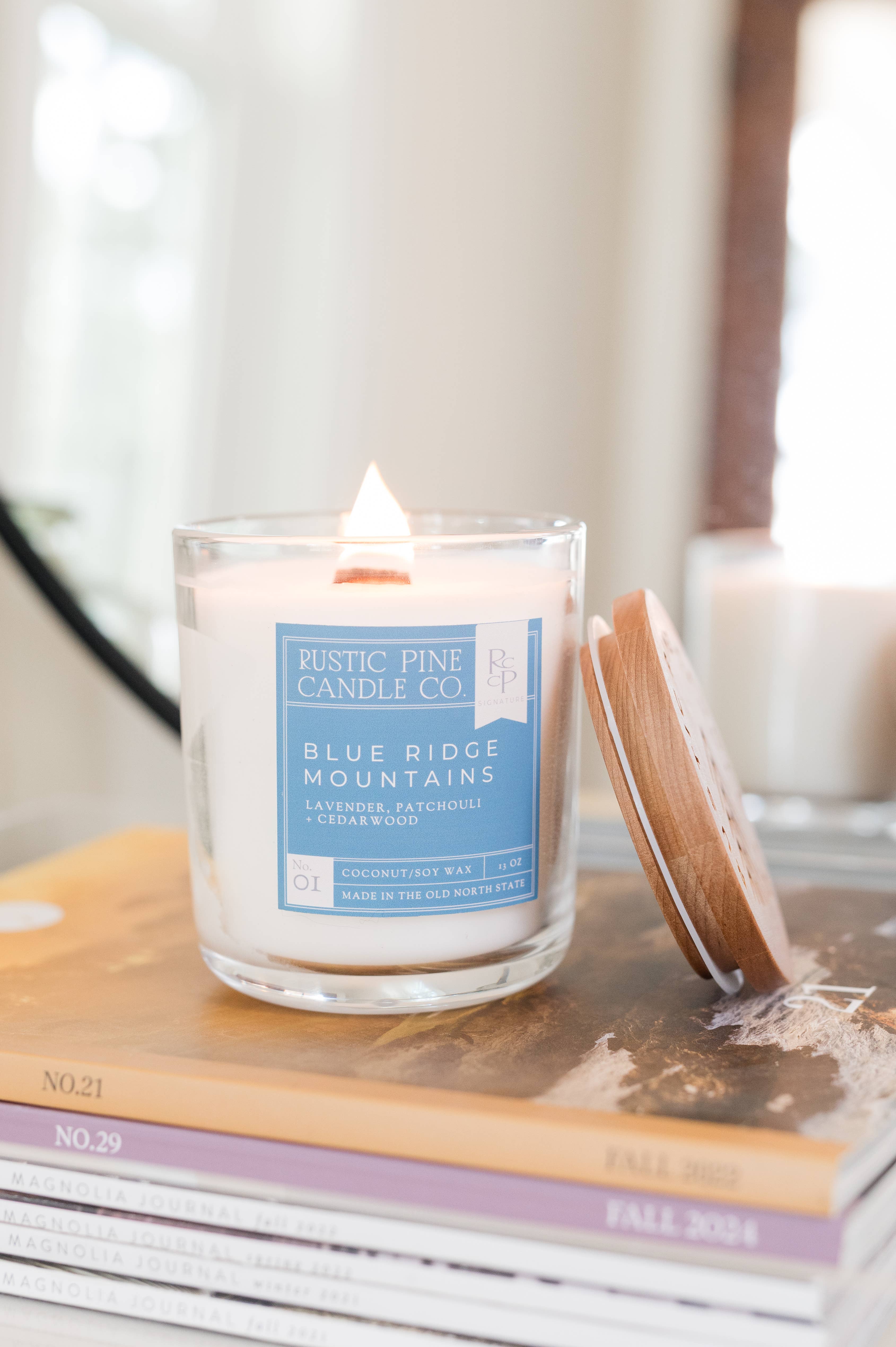 Rustic Pine Candle Company - Wholesale Jar/Filled Candle - Blue Ridge Mountains North Carolina Candle0