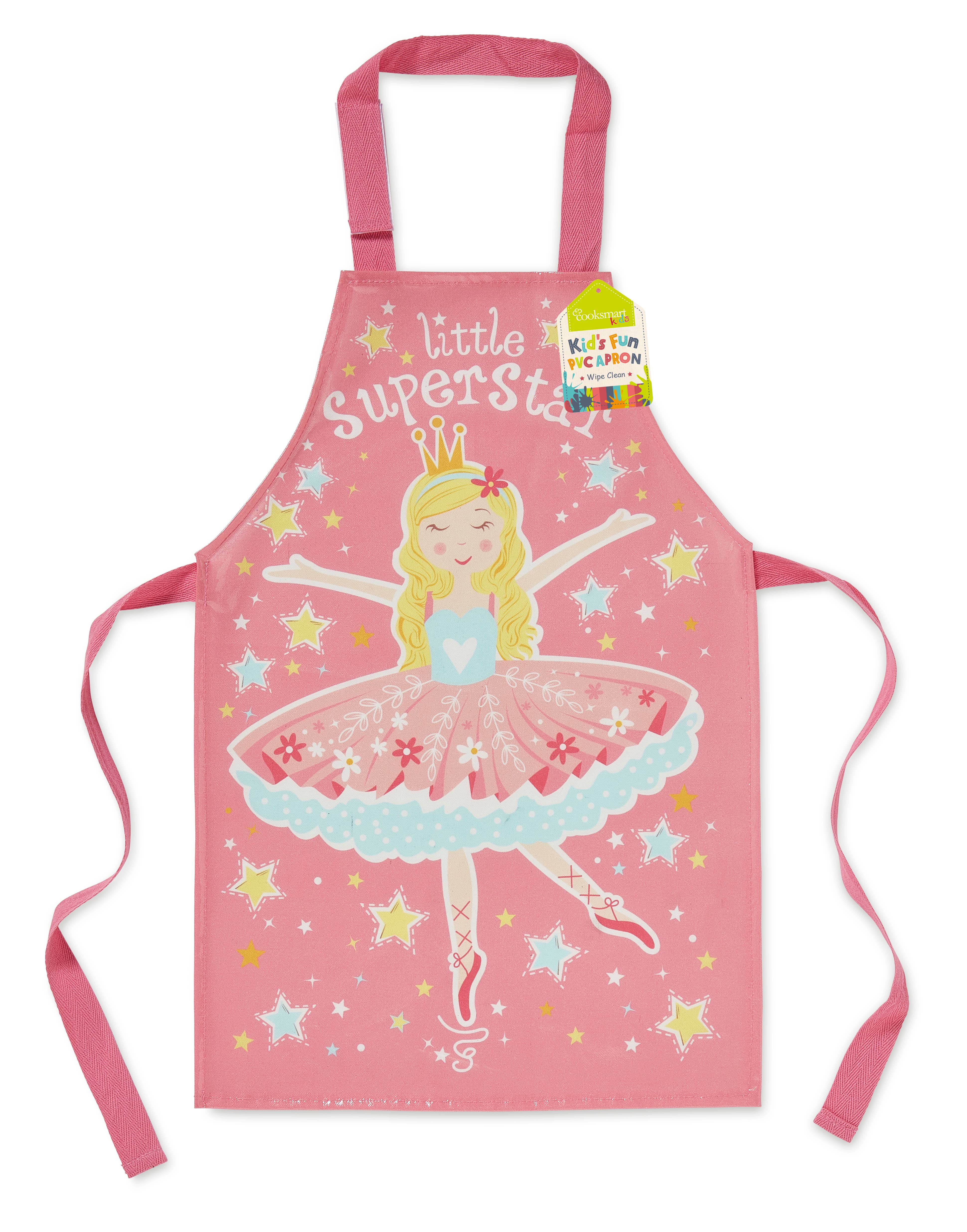Blush Little Superstar PVC Apron Kids PVC Aprons for wholesale on Faire1