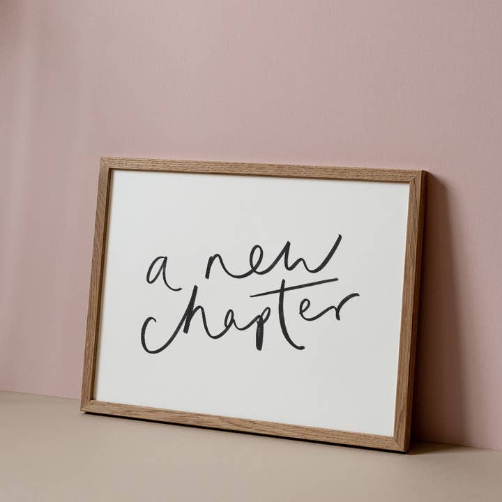 'A New Chapter' Monochrome Print A4 or A3 for wholesale by Oh Squirrel
