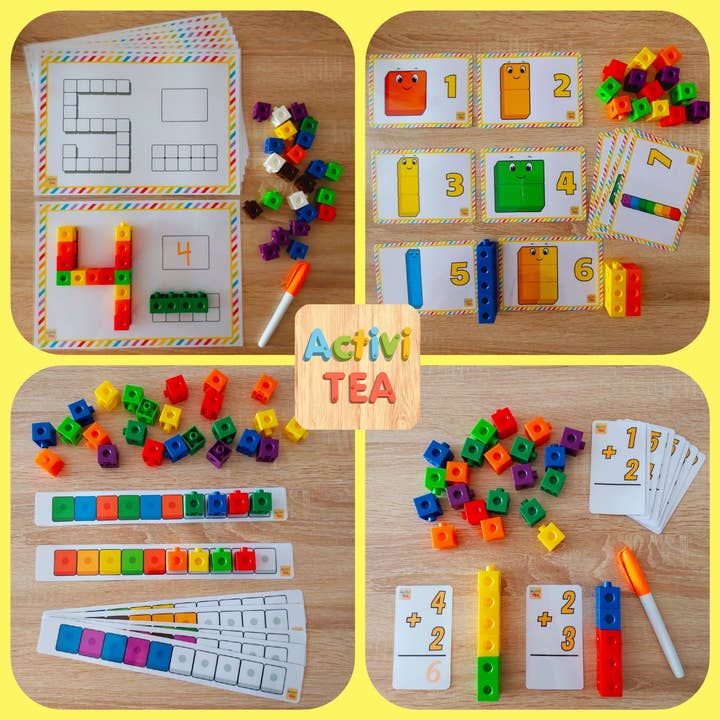 Activitea - Venta al por mayor Conjunto de juguetes - Niños - Set de actividades con cubos conectados