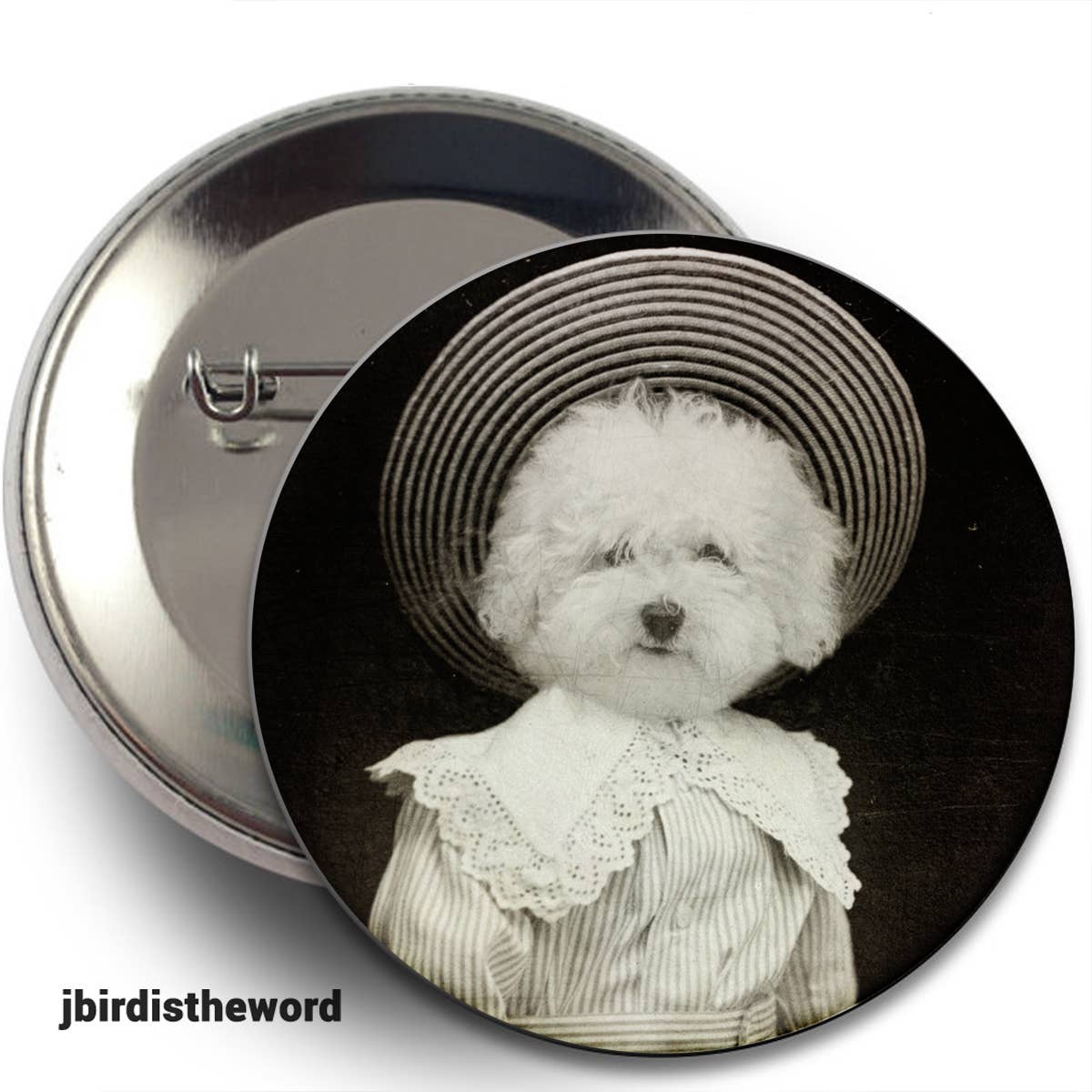 The Wild Oddisorium - Wholesale Lapel Pin/Button - Dog Buttons, Pins, Badges, POS, Funny Dogs in Clothes, Cute4