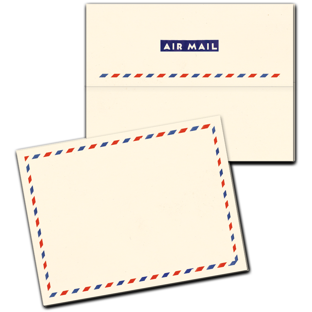 Laughing Elephant - Wholesale Stationery/Notecard Set - Airmail  - Letter Writing Set3