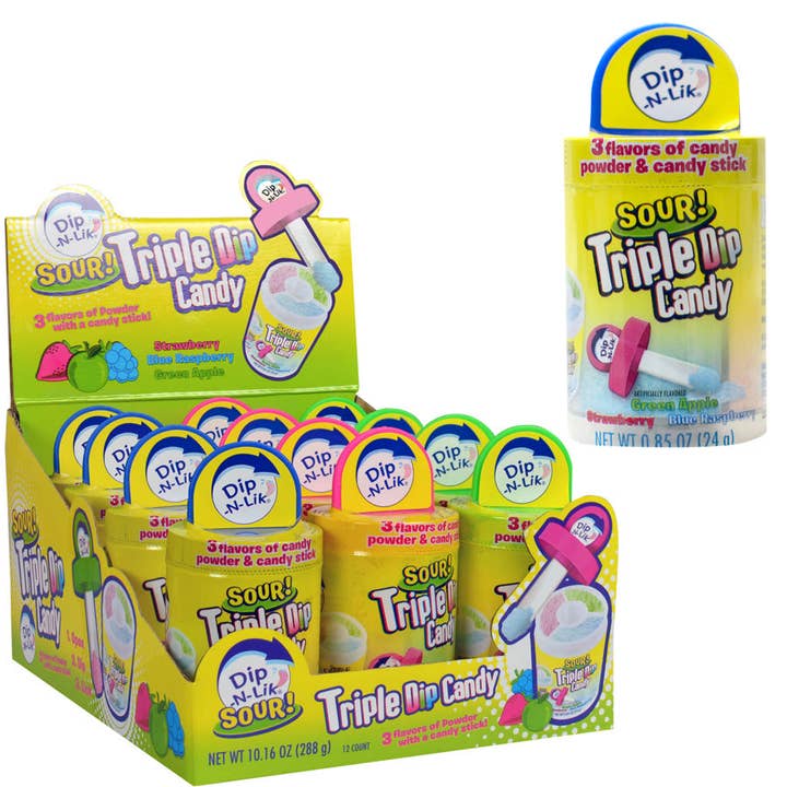 Sour Triple Dip-N-Lik pour la vente par Cow Crack Wholesale