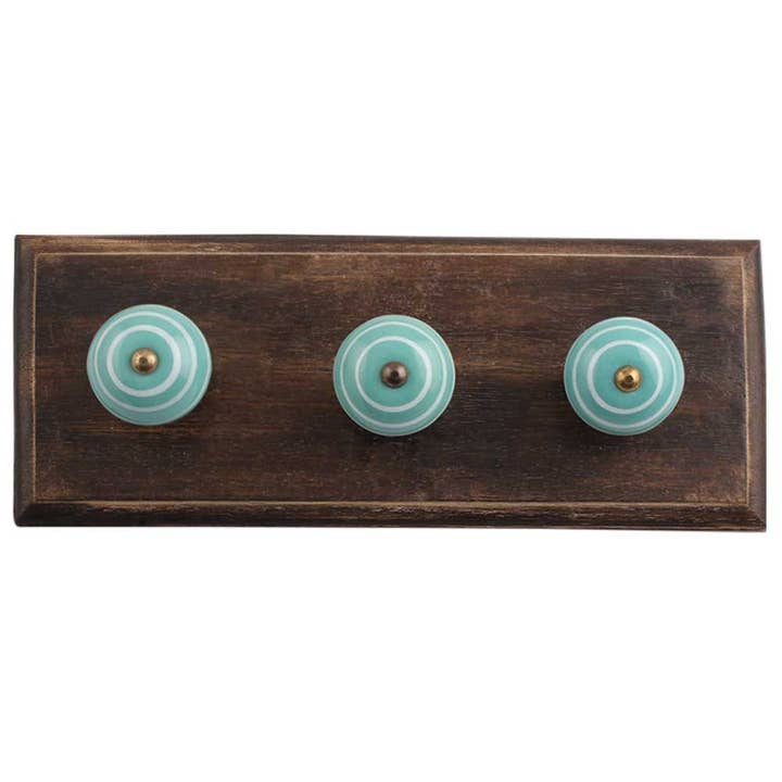 1 Piece Green Wall Hooks for Purses Backpack Hangers for wholesale by Daana Paani LLC