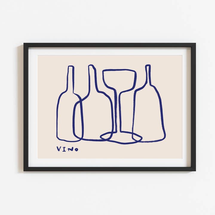 Vinho | Impressão de Vinho | SEM MOLDURA por atacado de SimplyExtraJordanary