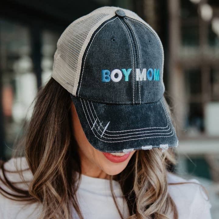 Boy Mom Multicolored (2021) Trucker Hat for wholesale by Katydid