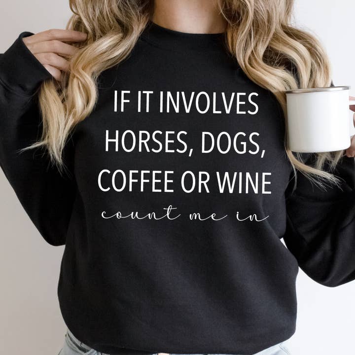 Caballos, perros, café o vino para venta al por mayor de Rustic Girls