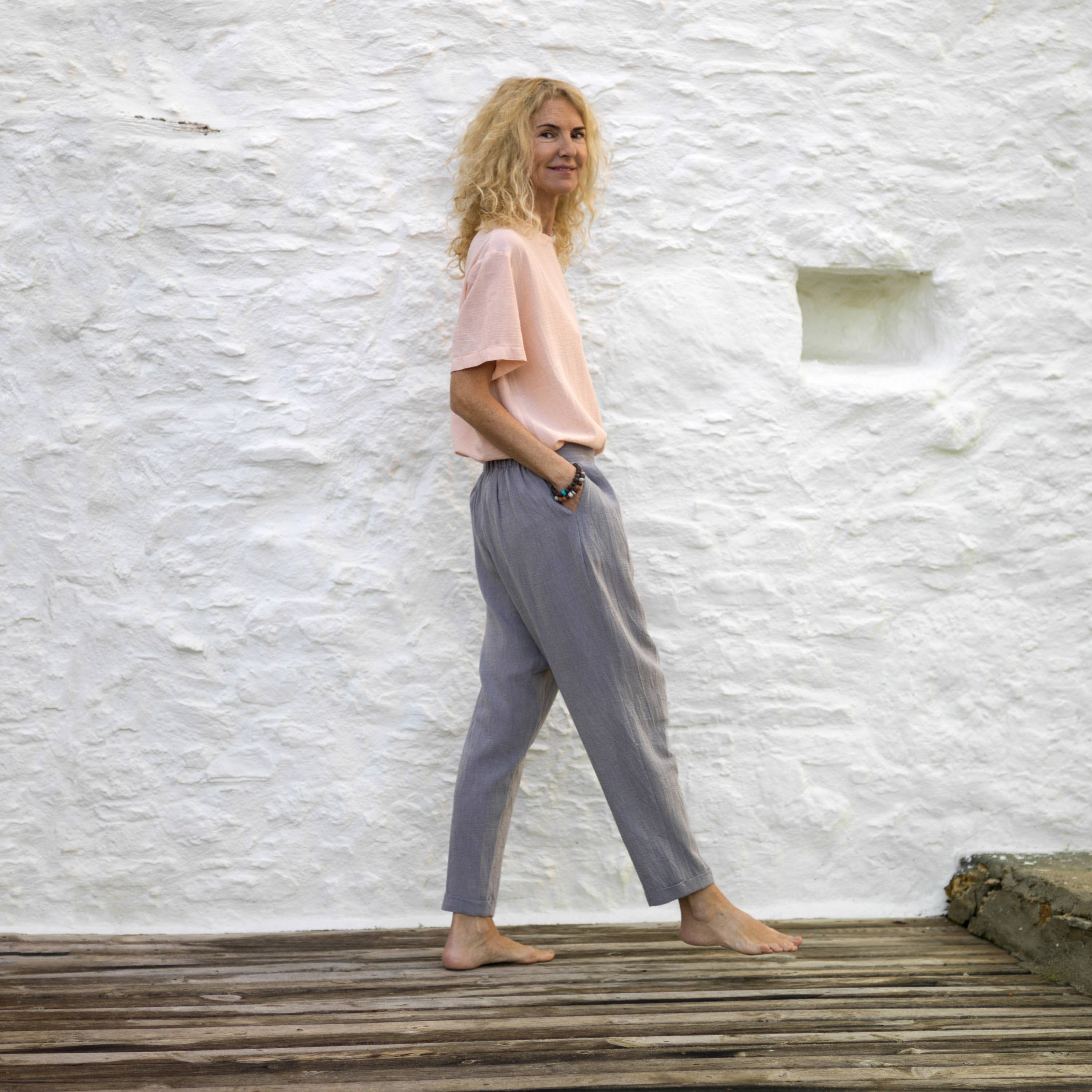 loom.ist - Vendita all'ingrosso Pantalone - Donna - Pantaloni Sile Fold Over29