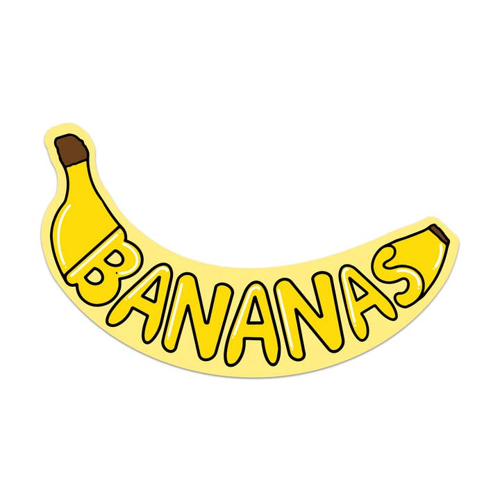 Bananen Vinyl Sticker voor wholesale door Mouthy Broad