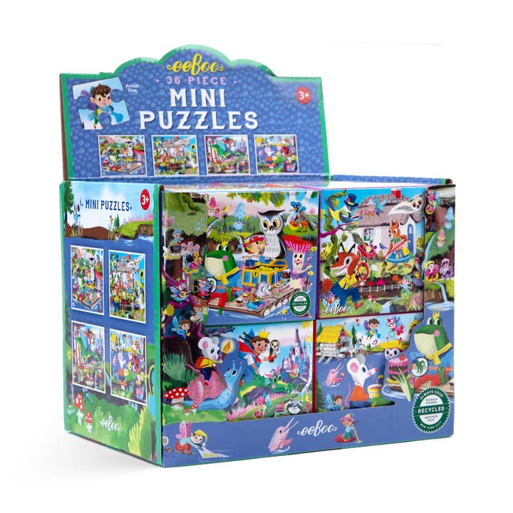 Fairies & Tales Mini Puzzle Assortment for wholesale by eeBoo