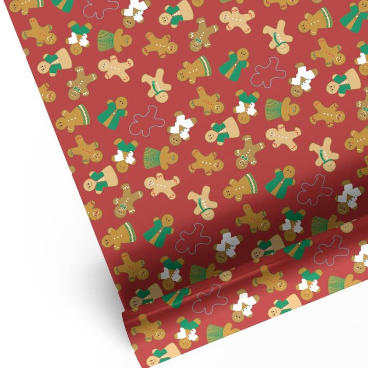 Papel de regalo de pan de jengibre para venta al por mayor de UmmPixies