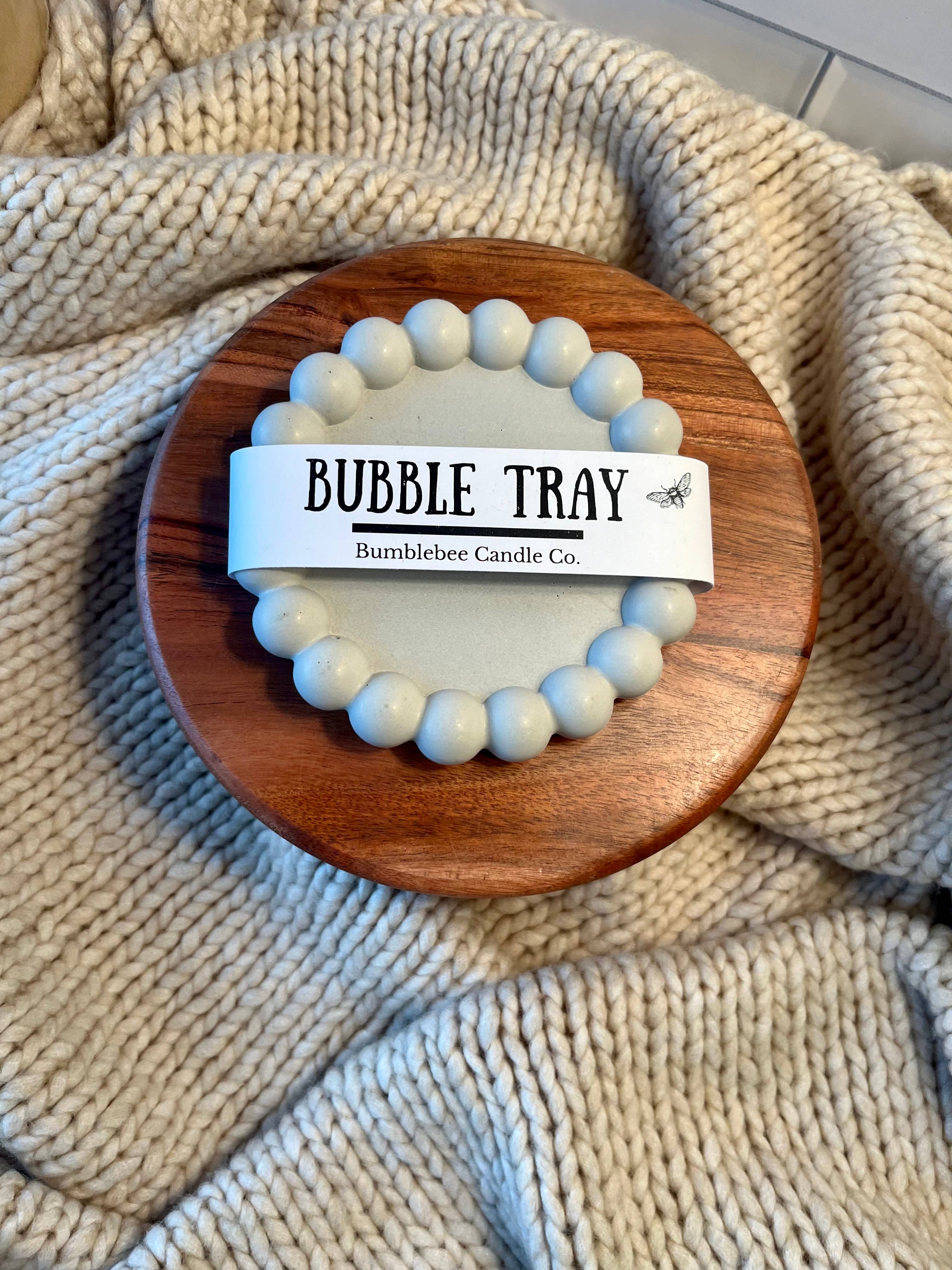 Bumblebee Candle Co. - Wholesale Candle Holder - Round Bubble Tray | Decorative Candle Coaster & Jewelry Dish5