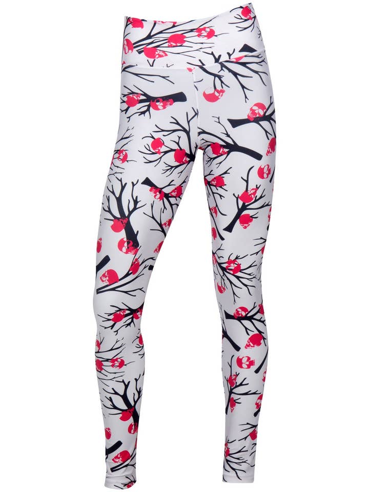 DEAD OAK IVORY & RED LEGGING for wholesale by Reigning Fury