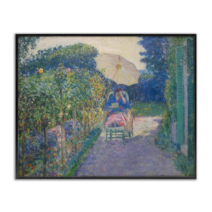 Arte emoldurada de mulher clássica no jardim por atacado de Stupell Industries