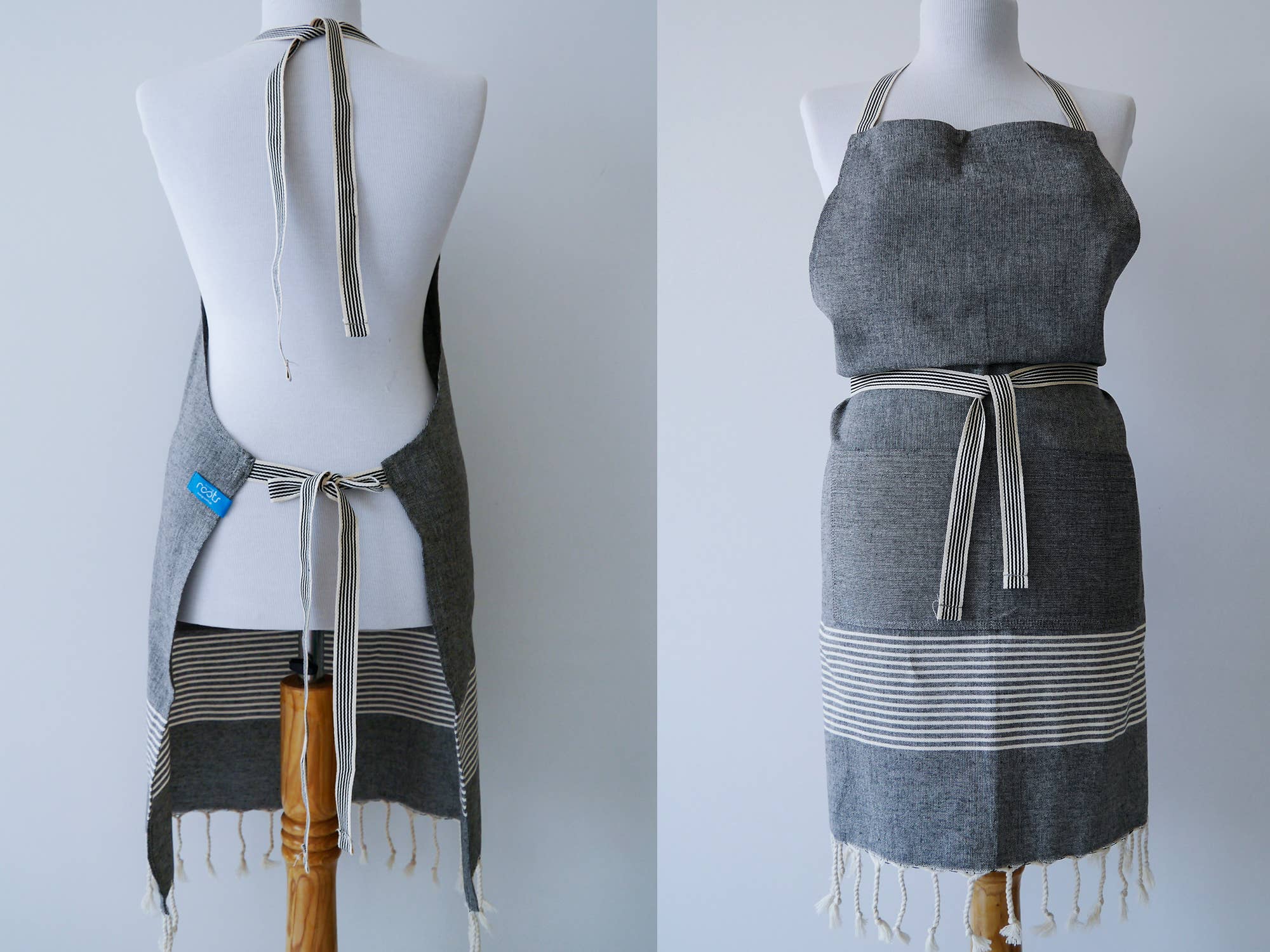 Living Roots - Wholesale Apron - Custom Logo Name Printed Apron - Beige5