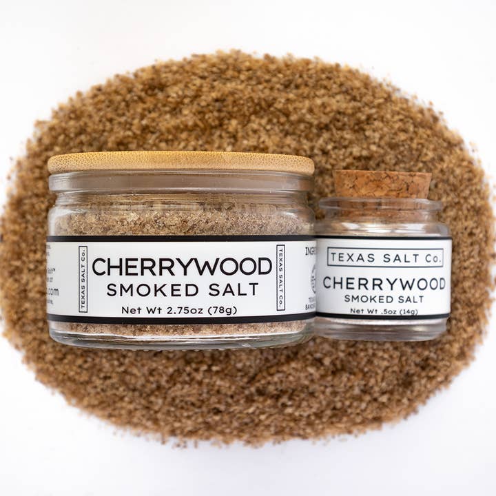 Cherrywood Rökt Salt för wholesale av Texas Salt Co