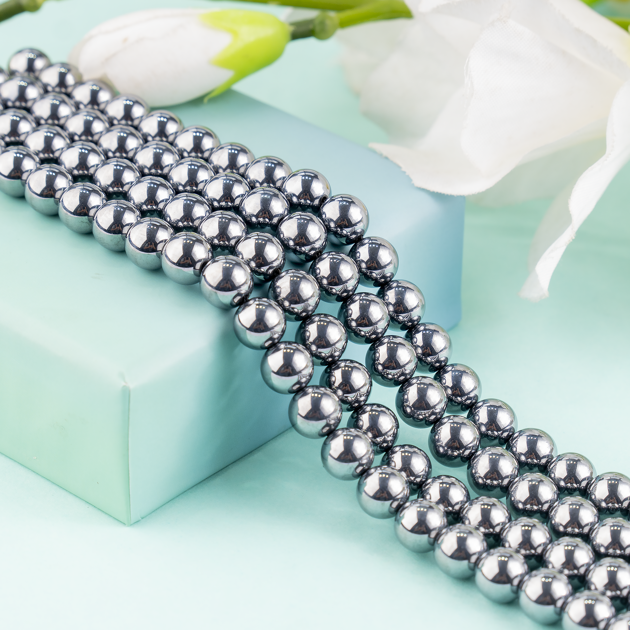 Soothing Crystals Beads - Wholesale Beads - Crystal Jewelry Beads | Hematite | Healing Gemstone Beads11