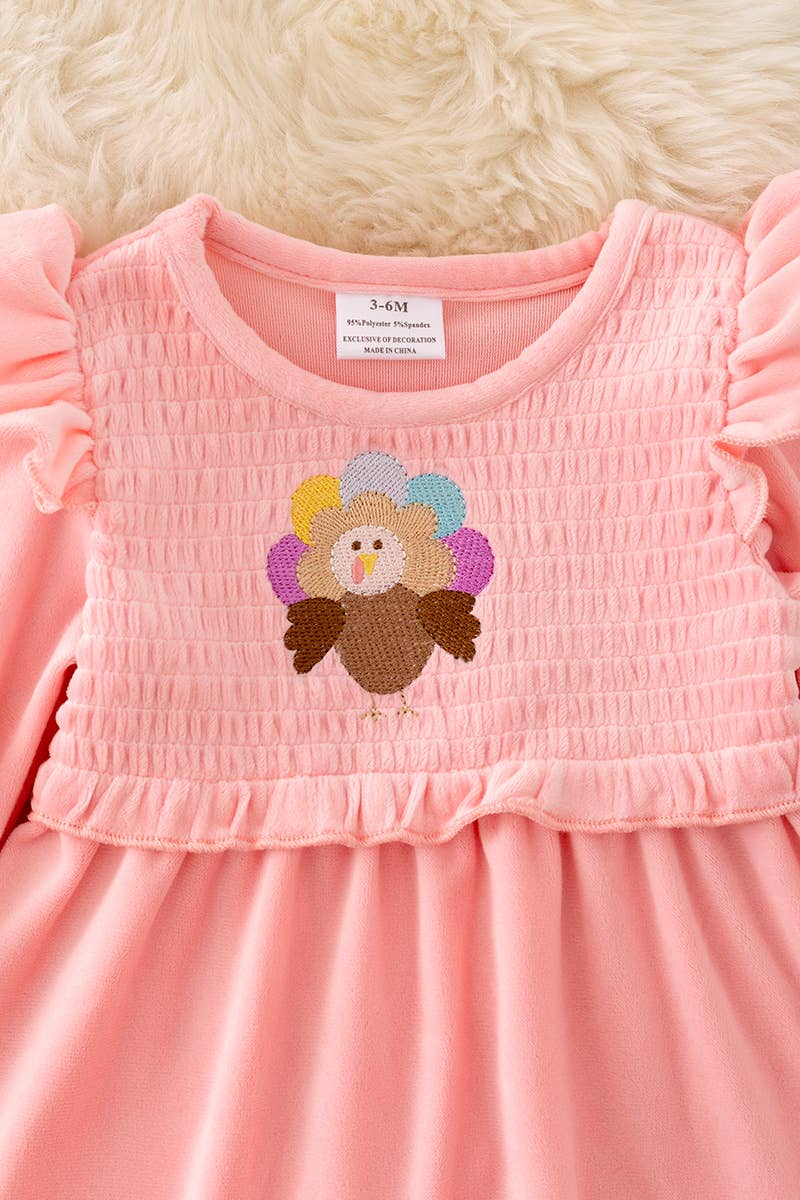 Kids Charm Online - Wholesale Clothing Set - Baby - 🍁Embroidered Turkey velvety soft baby set. RPG40549 AMY 1