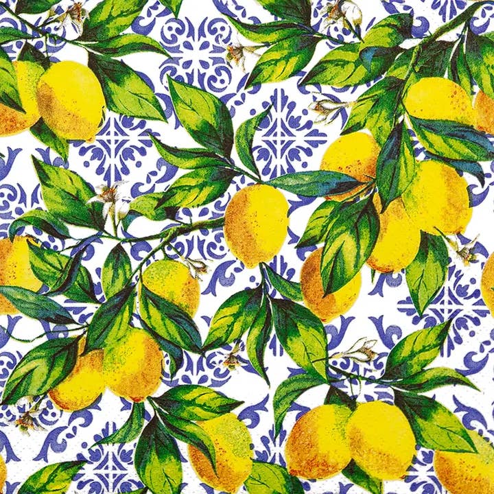 Guardanapos Ramos de Citrinos em Azulejos por atacado de Home Fashion - Carl Dietrich GmbH