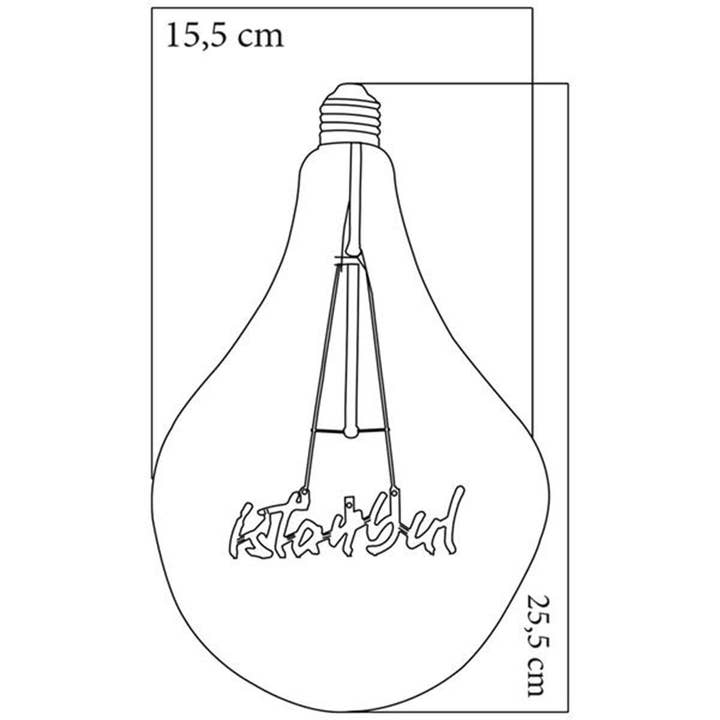 HEKA LIGHTING & TRADING LTD – wholesale Light bulb/puck – Istanbul Honey Led Bulb 5W 2200K E27 Erd-1453/13