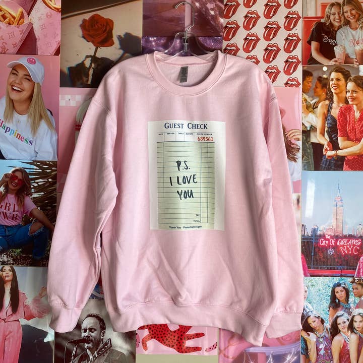 P.S. I love you Valentines Sweatshirt for wholesale by Letters and Lucy