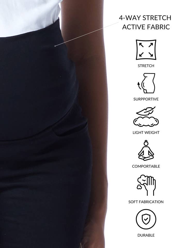 Black Heaven Overbelly Skinny Maternity Jeans for wholesale on Faire5