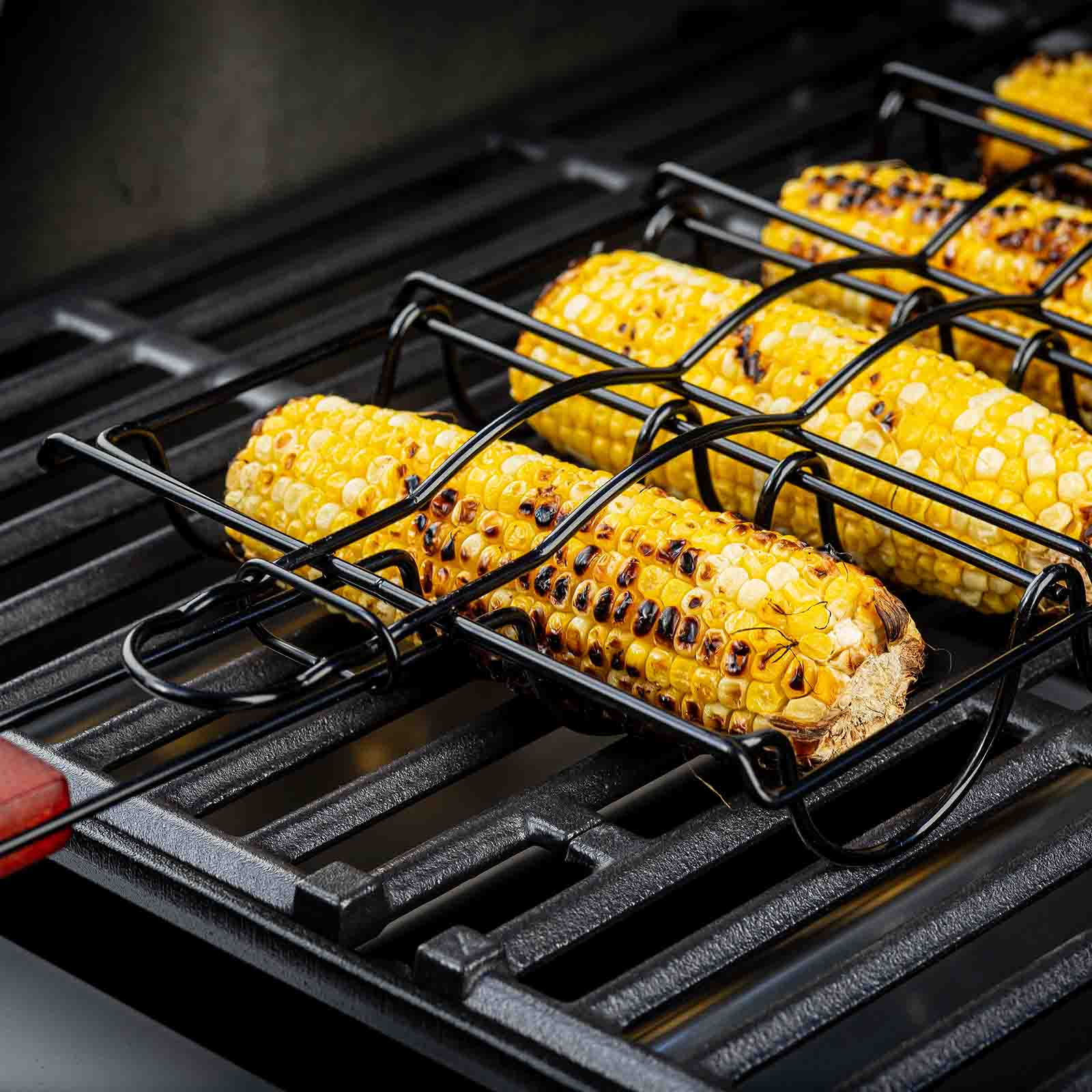 TableCraft Products Company - Wholesale Outdoor Grill Tools - Corn Holder Grilling Basket with Handle8