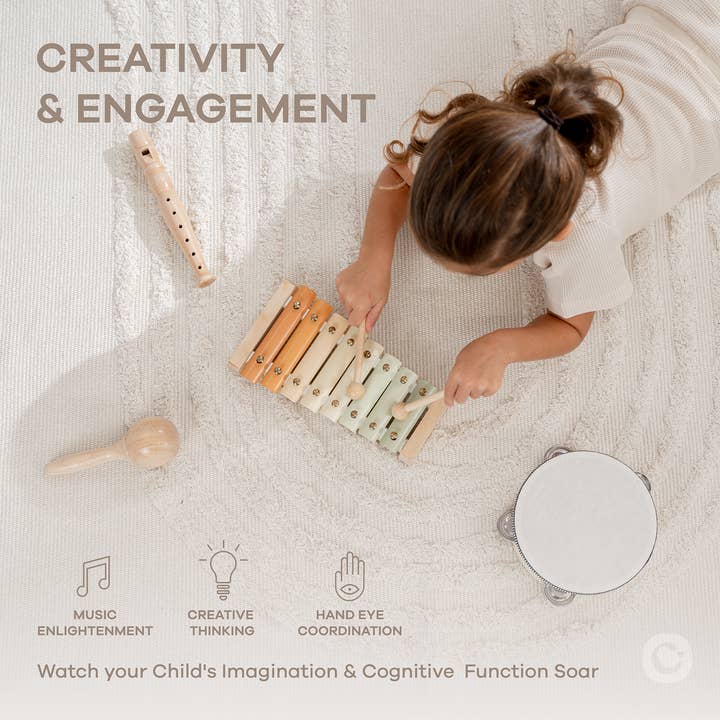 Comfy Cubs - Wholesale Musical Toy - Kids & Baby - 4-Piece Kids Musical Instruments for Toddlers by Comfy Cubs