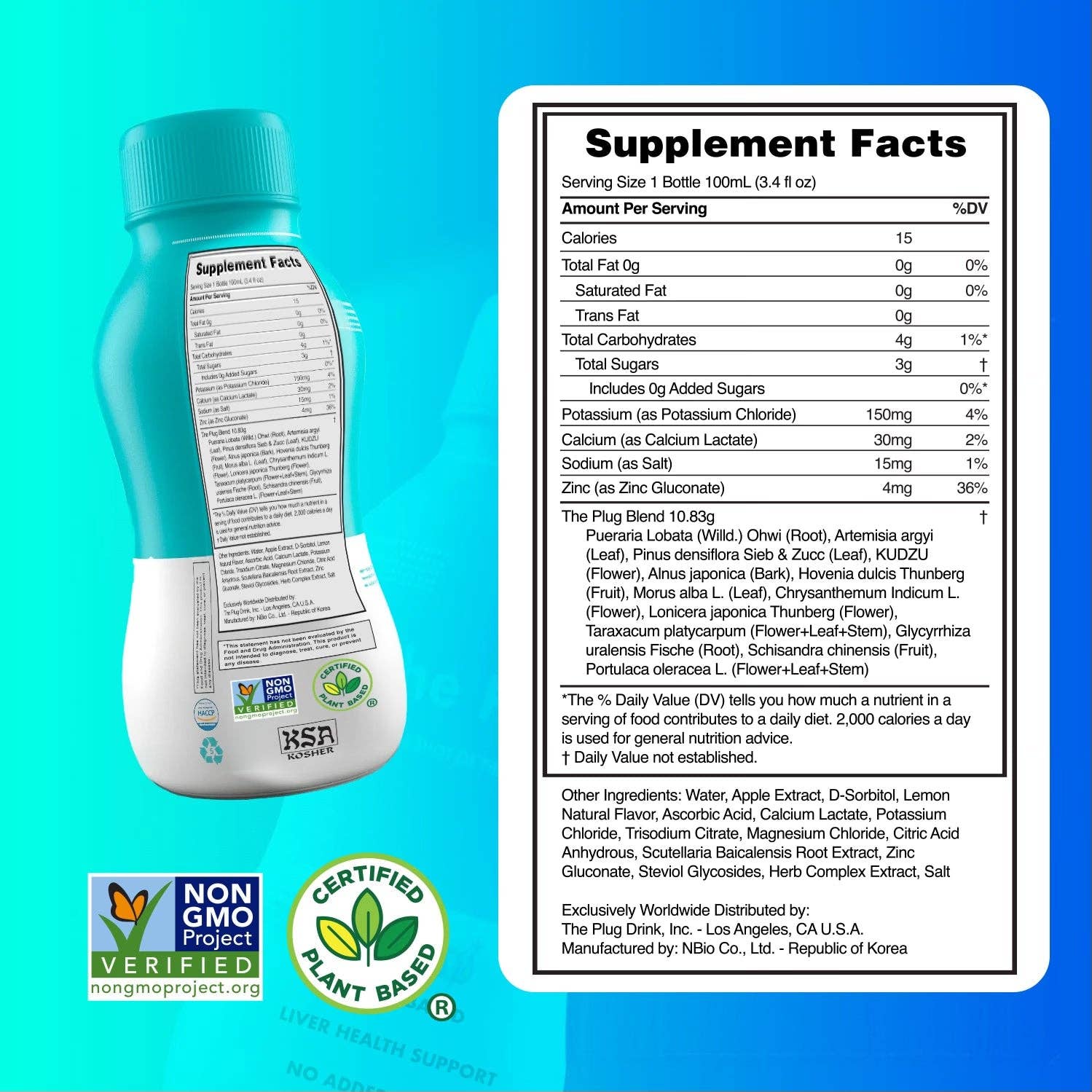 The Plug Drink – wholesale Sports/energy drink – The Plug Drink - Hangover, Liver Detox, Electrolyte5