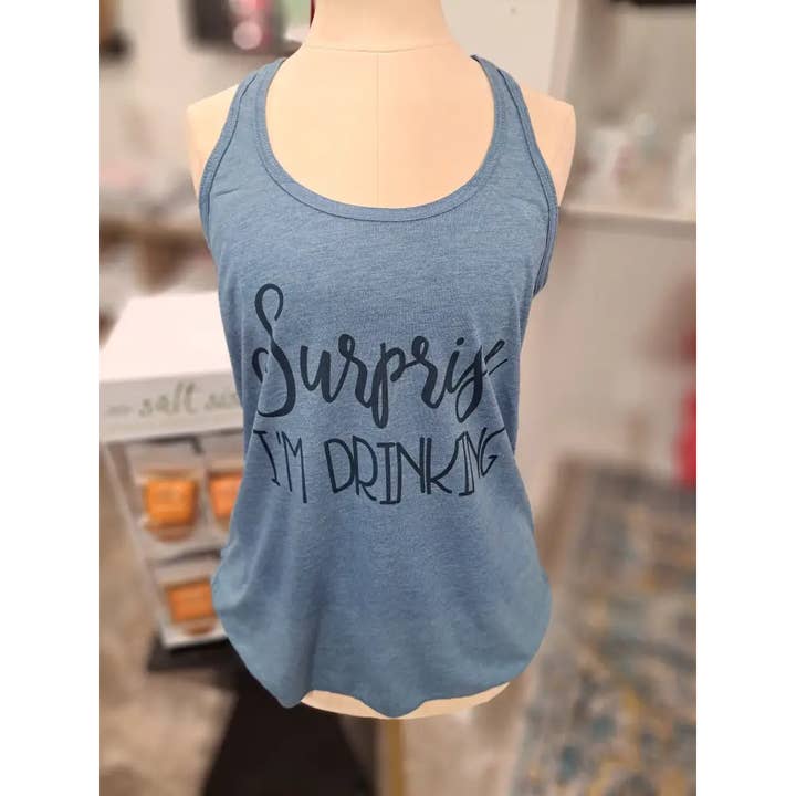Surprise I'm drinking Tank Top for wholesale by BLNDesigns