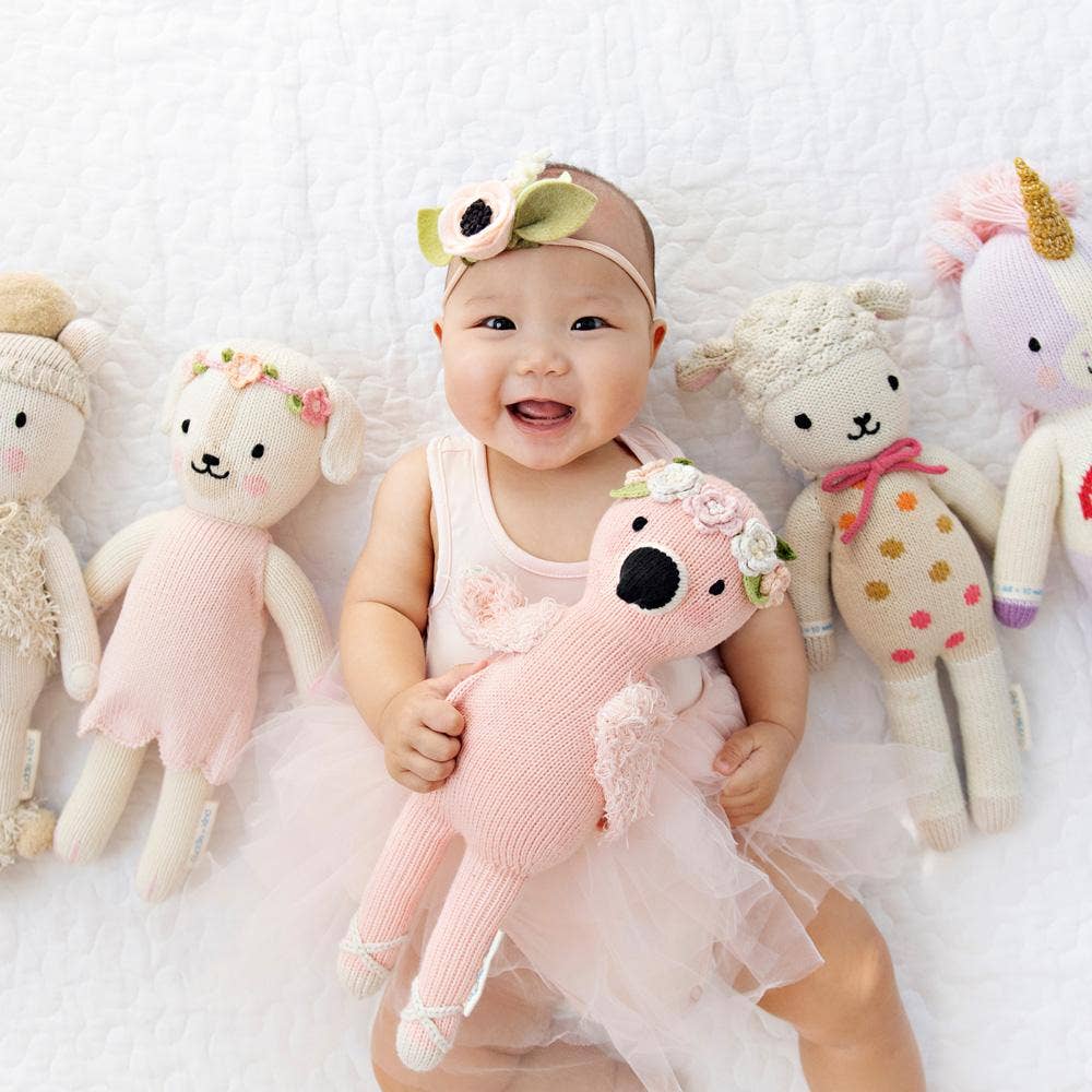 cuddle+kind - Wholesale Doll - Kids - Penelope the flamingo, gives 10 meals7