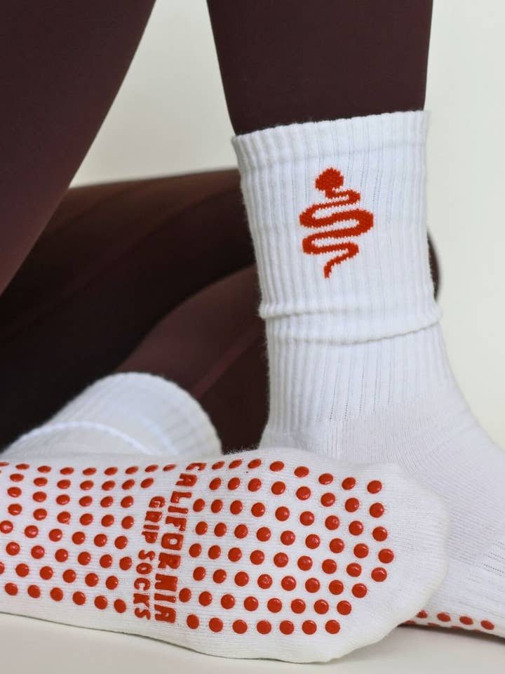 California Grip Socks - Wholesale Socks - Women's - The Snake Grip Socks1