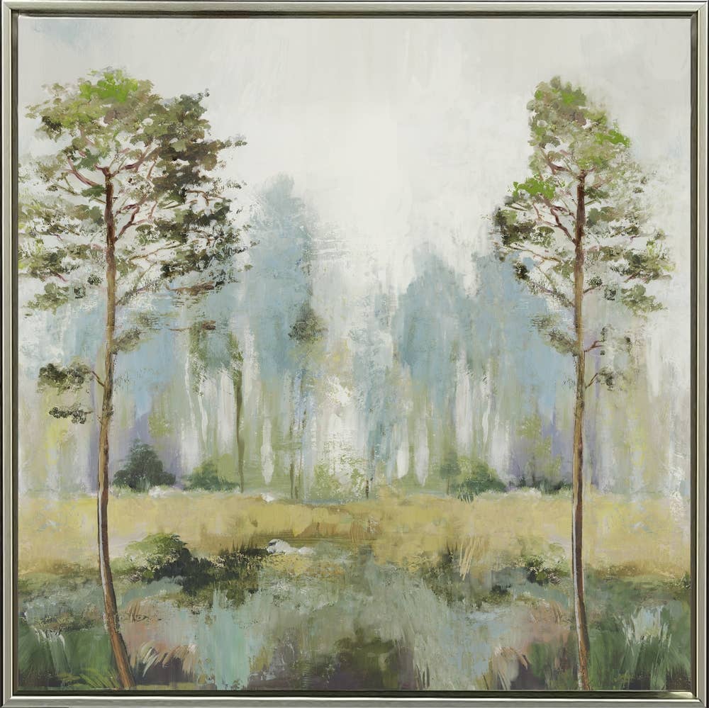 Streamline Art - Vente Décoration murale - Art mural sur toile "Tall Green Trees II"0