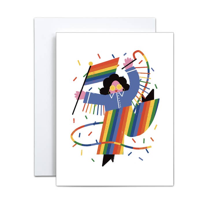 Pride Rainbow Person pour la vente par Copper & Print