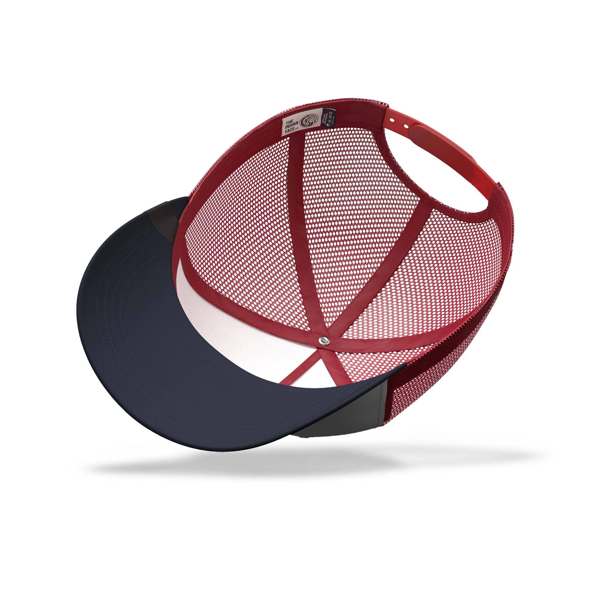 Indicom Brands – wholesale Trucker hat – Unisex – Born to Ski White / Red / Blue3