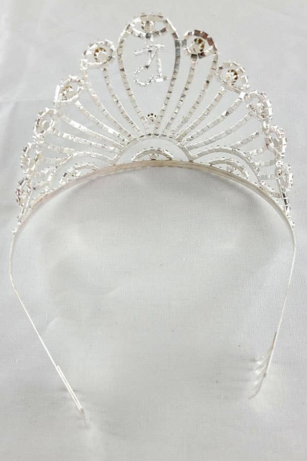 Chicas - Wholesale Tiara - Dames - Quinceanera tiara met juwelen en hanger, 15-delig, HT9082