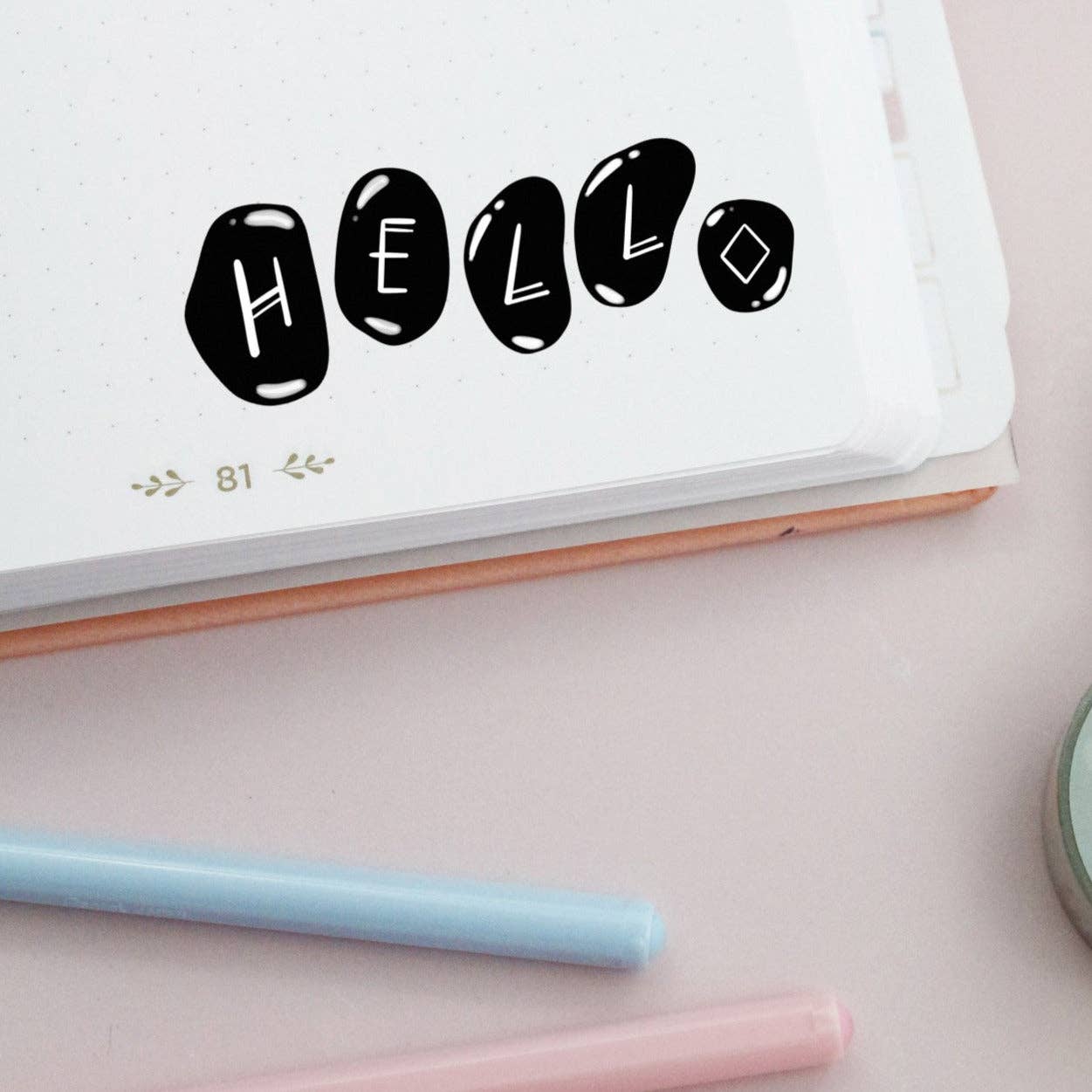 My Sweet Paper Card - Wholesale Sticker - Runes Alphabet stickers - Halloween planner stickers1