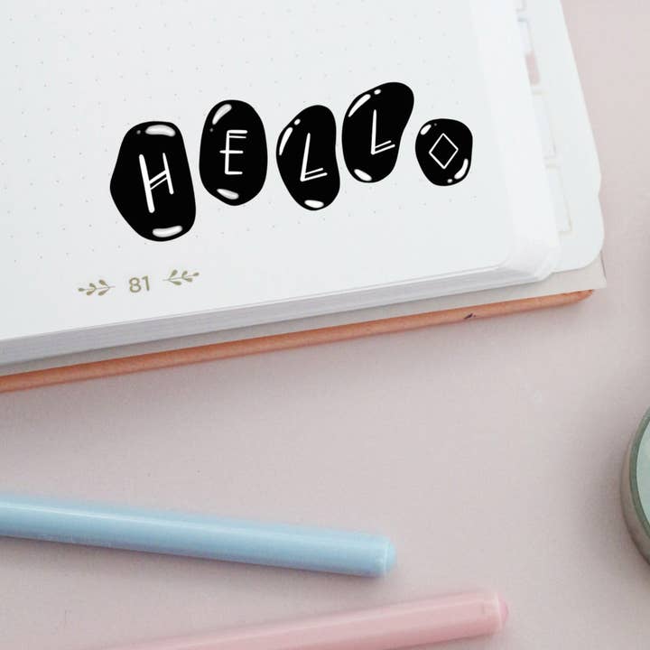 My Sweet Paper Card - Wholesale Sticker - Runes Alphabet stickers - Halloween planner stickers1