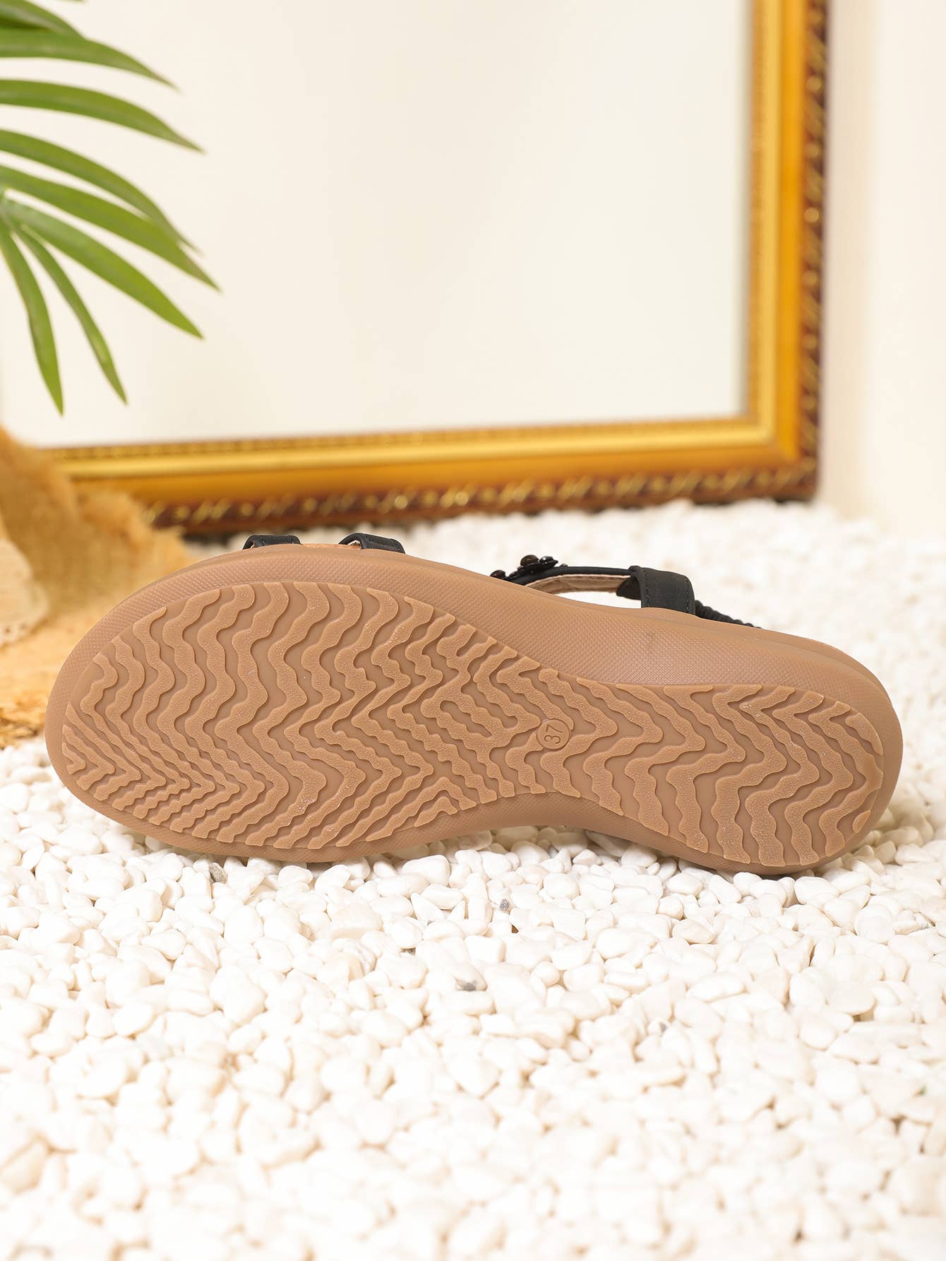 Rentoes – wholesale Sandals – Women's – Ladies' Diamante Beaded Flat Sandal JS698-1310