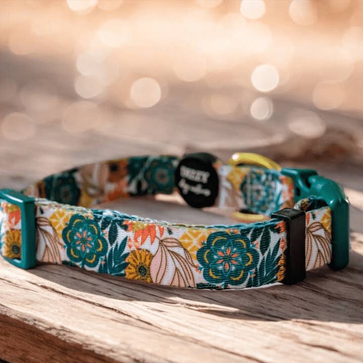 Bohemian Garden Dog Collar | Value Range Dog Collar for wholesale by Dizzy Dog Collars
