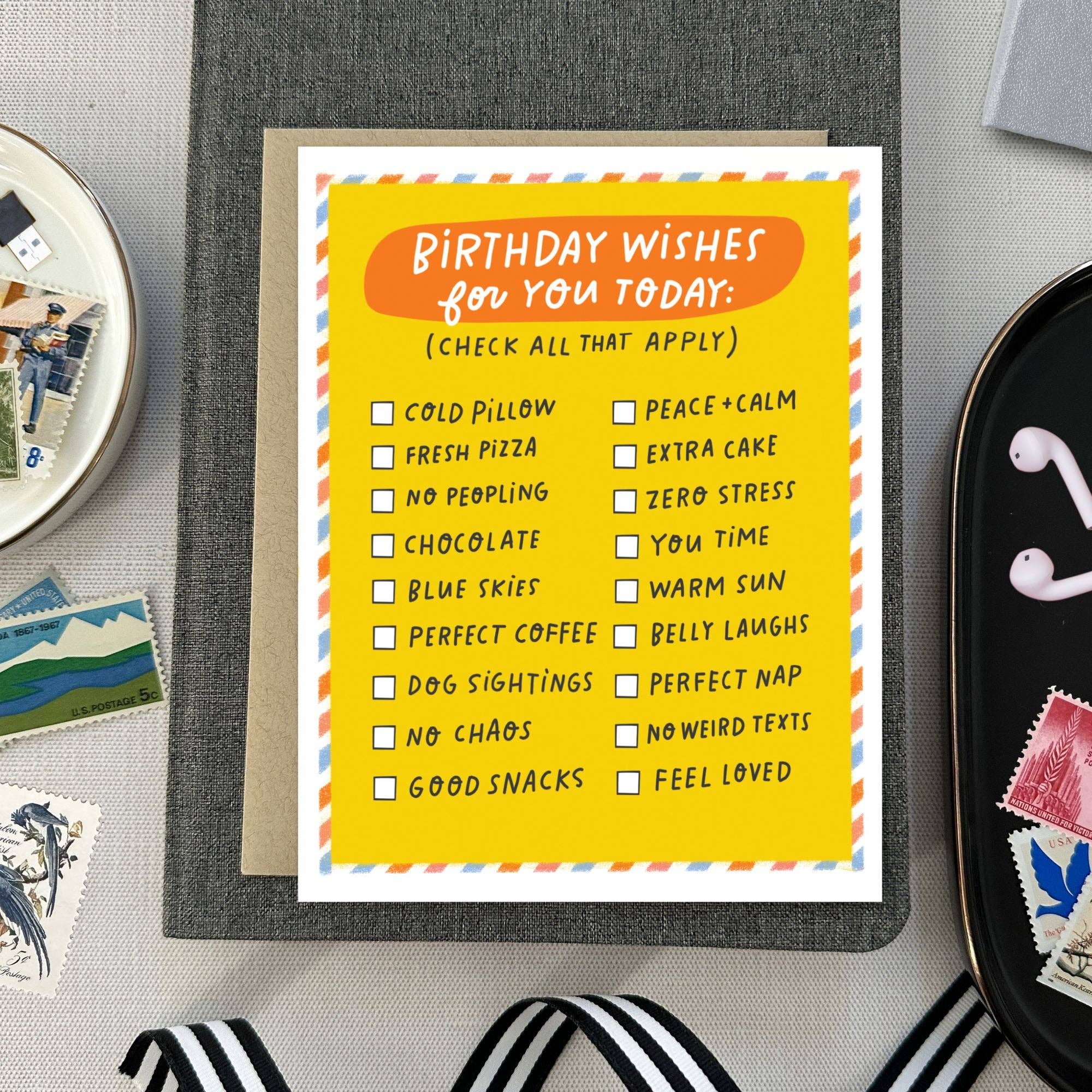 Barone and Co. - Wholesale Birthday Card - Birthday Checklist Birthday Card3
