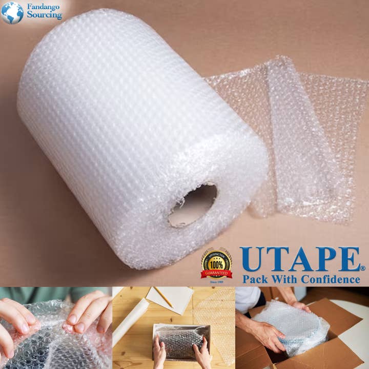 Webag & Wecover – wholesale Hantverkstillbehör – Polyeten Bubble Wrap Small Bubbles Wrap Perf 12" Roll